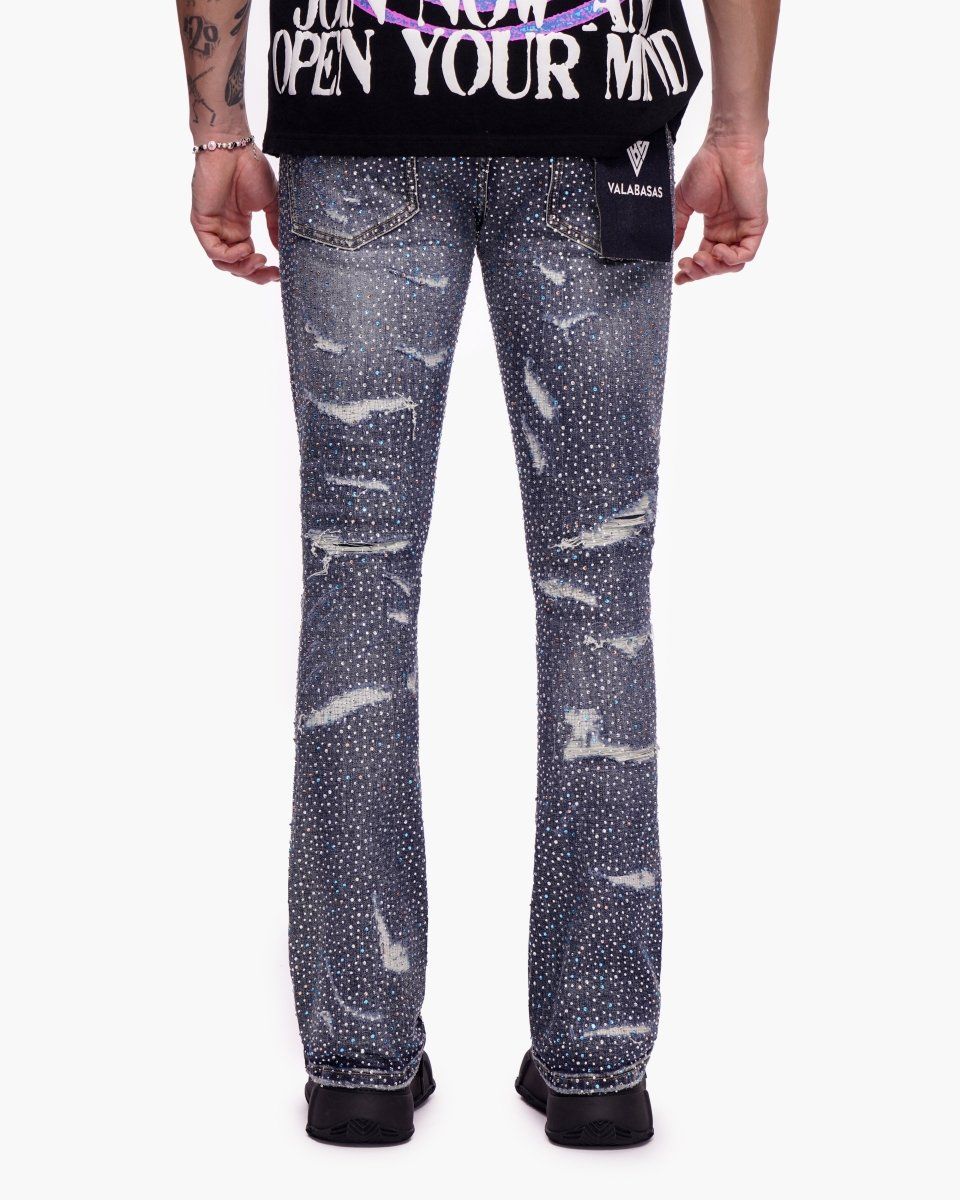VALABASAS-Men's Stacked Jeans and Denim