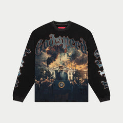 Godspeed V.O.D 2024 Long Sleeve T-Shirt (Black Wash)