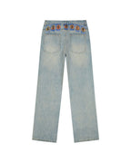 WHEN SMOKE CLEARS-Straight Jeans-Gravity NYC