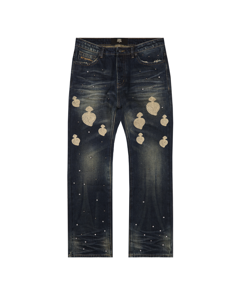 WHEN SMOKE CLEARS-Men's Baggy Fit Jeans and Denim