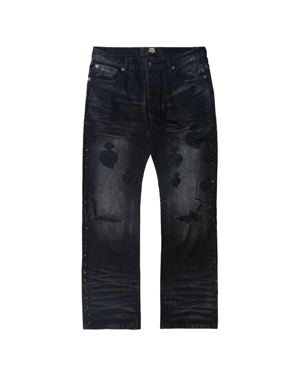 WHEN SMOKE CLEARS-Men's Baggy Fit Jeans and Denim Imagen principal del producto