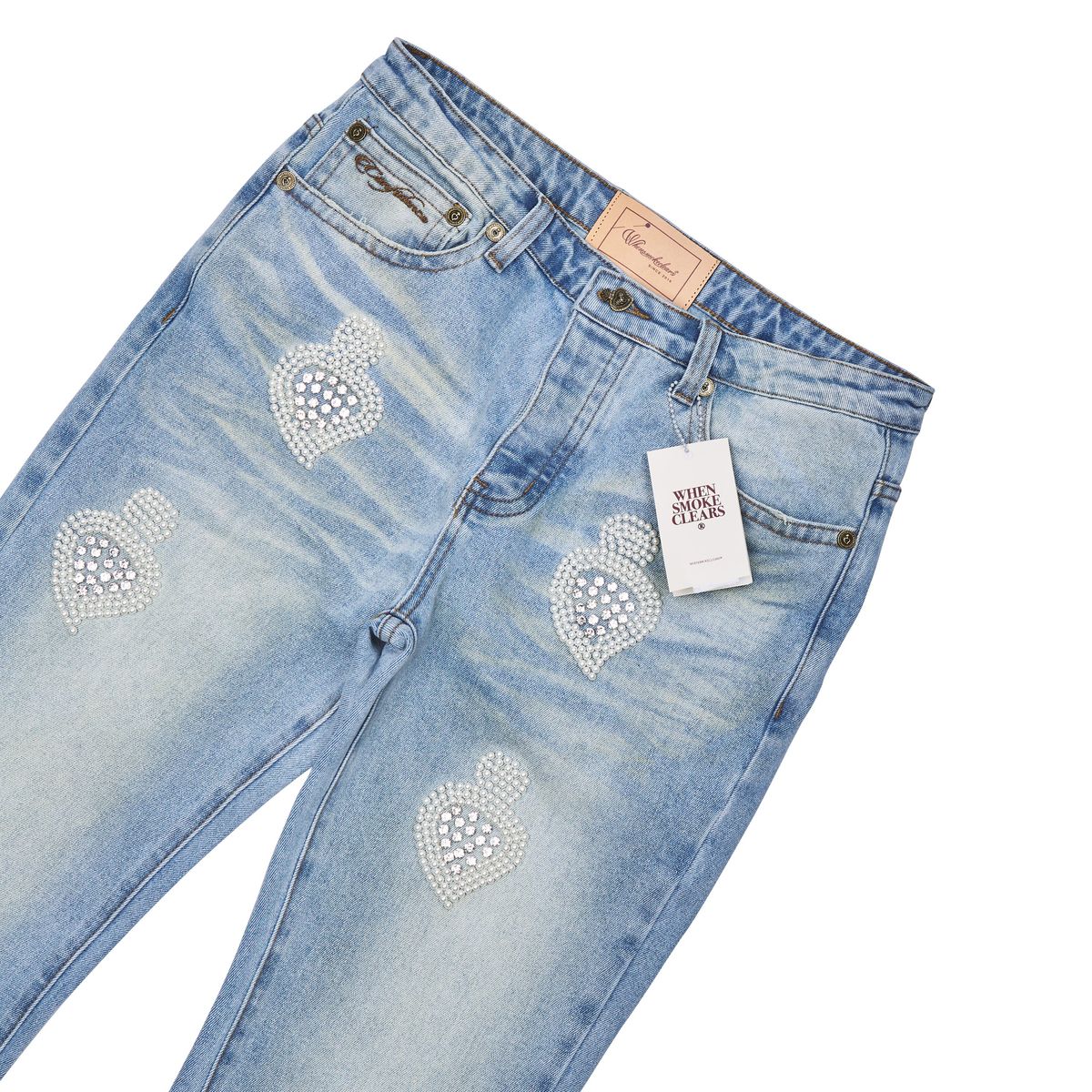 WHEN SMOKE CLEARS-Men's Baggy Fit Jeans and Denim