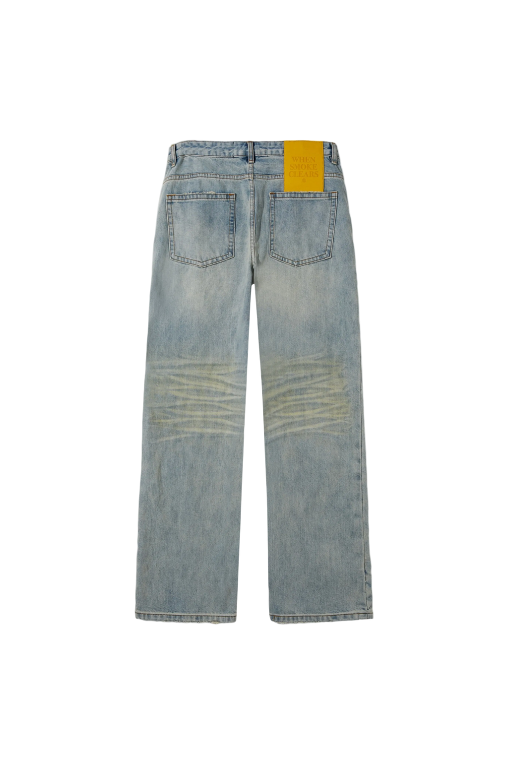 WHEN SMOKE CLEARS-Men's Baggy Fit Jeans and Denim