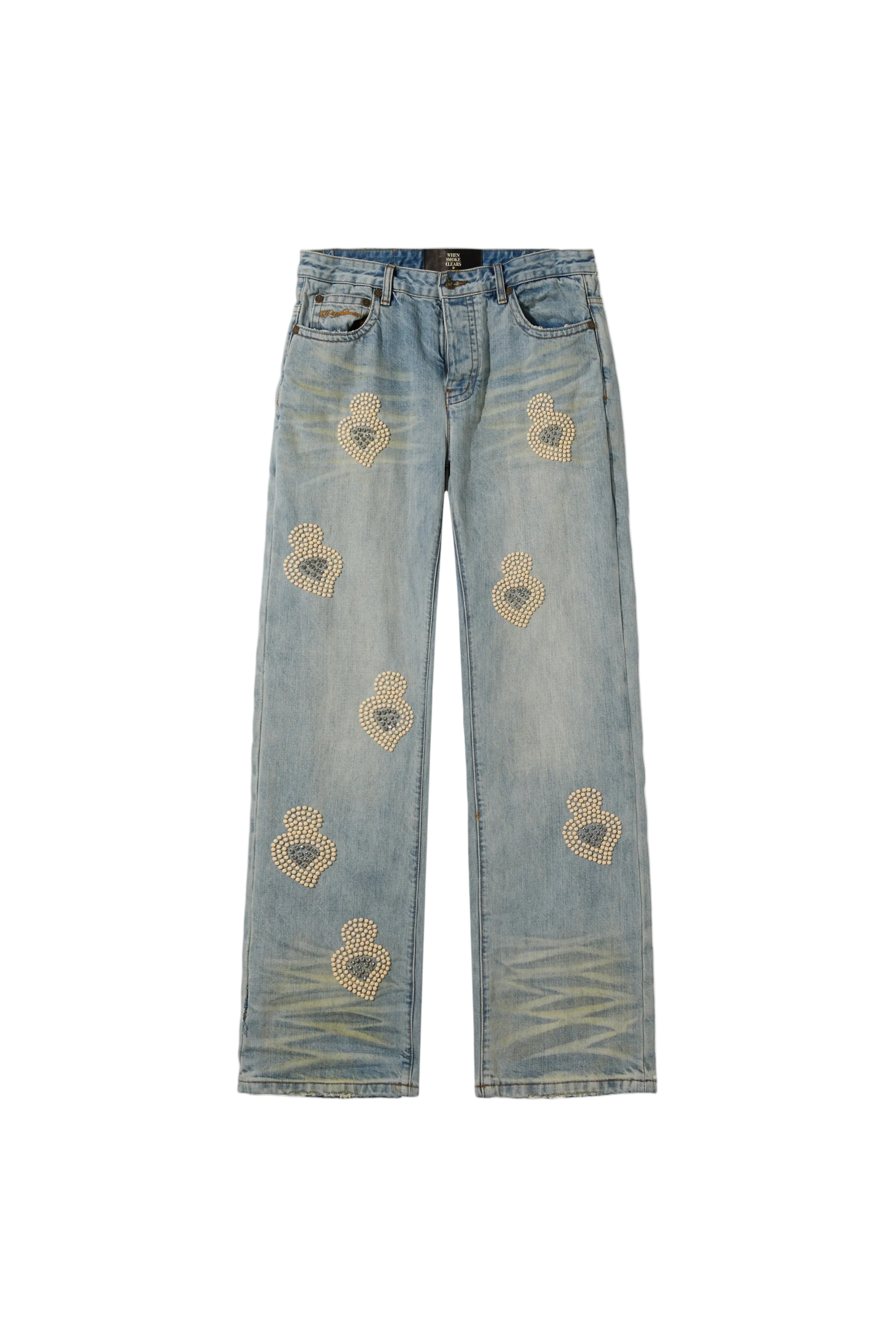 WHEN SMOKE CLEARS-Men's Baggy Fit Jeans and Denim