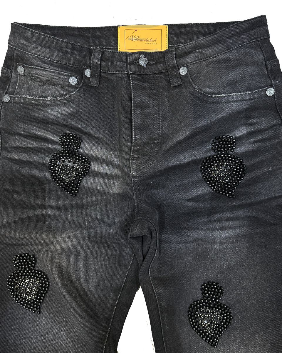 WHEN SMOKE CLEARS-Men's Baggy Fit Jeans and Denim