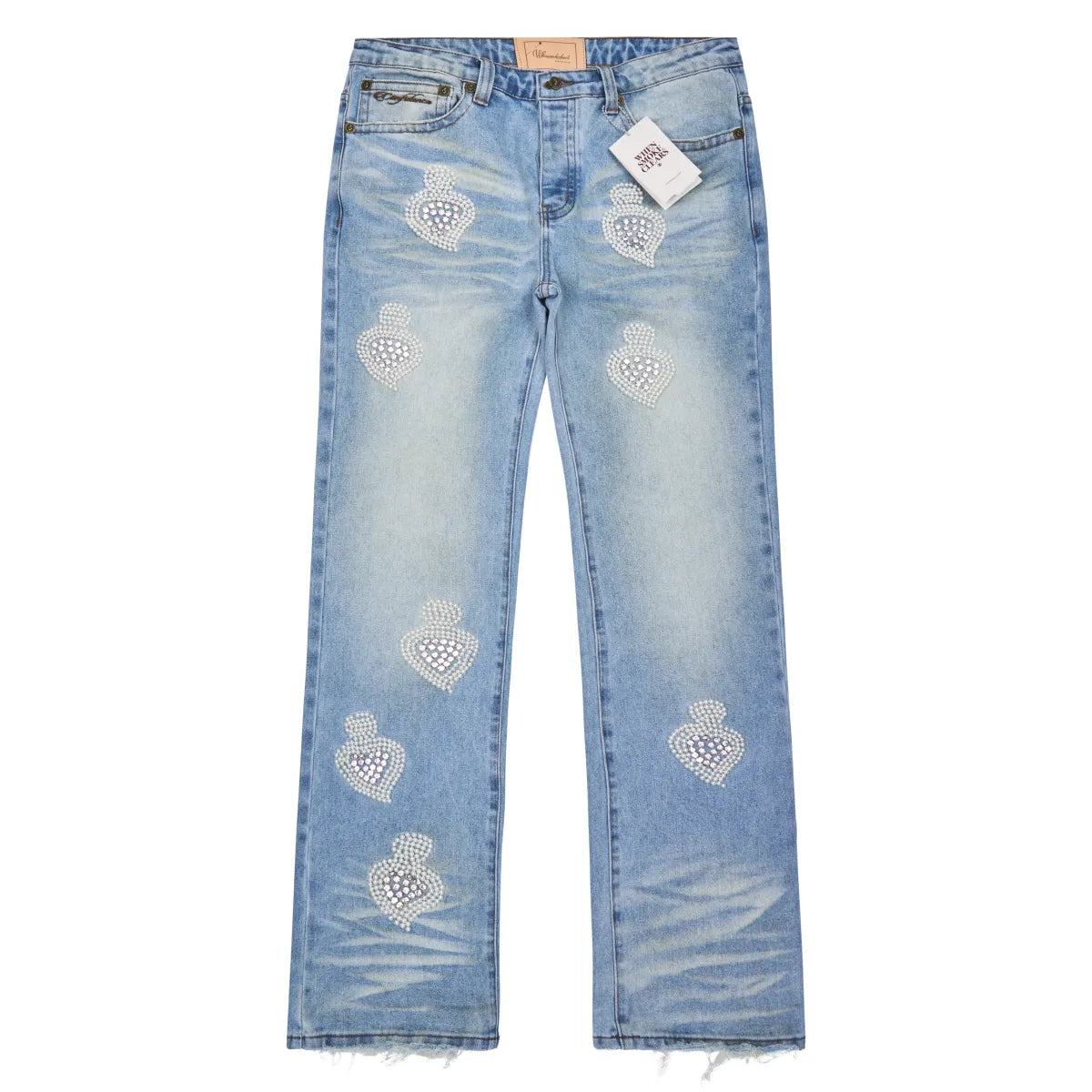 WHEN SMOKE CLEARS-Men's Baggy Fit Jeans and Denim Imagen principal del producto