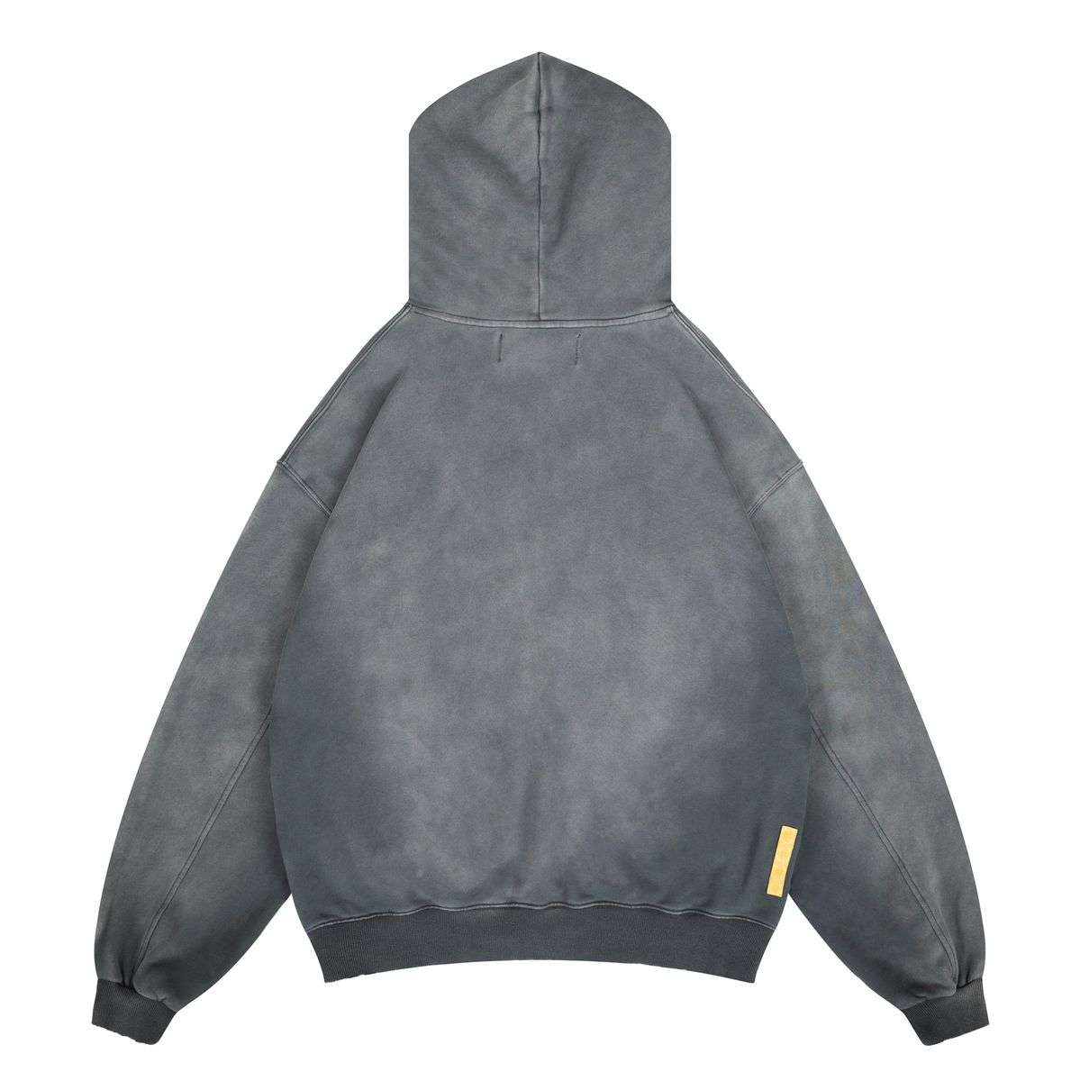 WHEN SMOKE CLEARS Dry Collar Studded Hoodie Secondary image