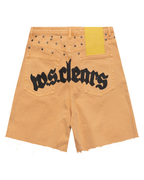 WHEN SMOKE CLEARS-Men's Jean Shorts and Denim Shorts