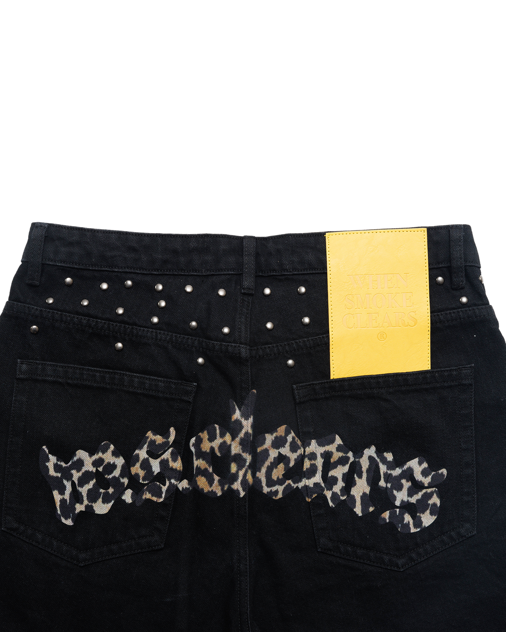 WHEN SMOKE CLEARS-Men's Jean Shorts and Denim Shorts