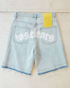 WHEN SMOKE CLEARS-Men's Jean Shorts and Denim Shorts