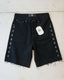 WHEN SMOKE CLEARS-Men's Jean Shorts and Denim Shorts