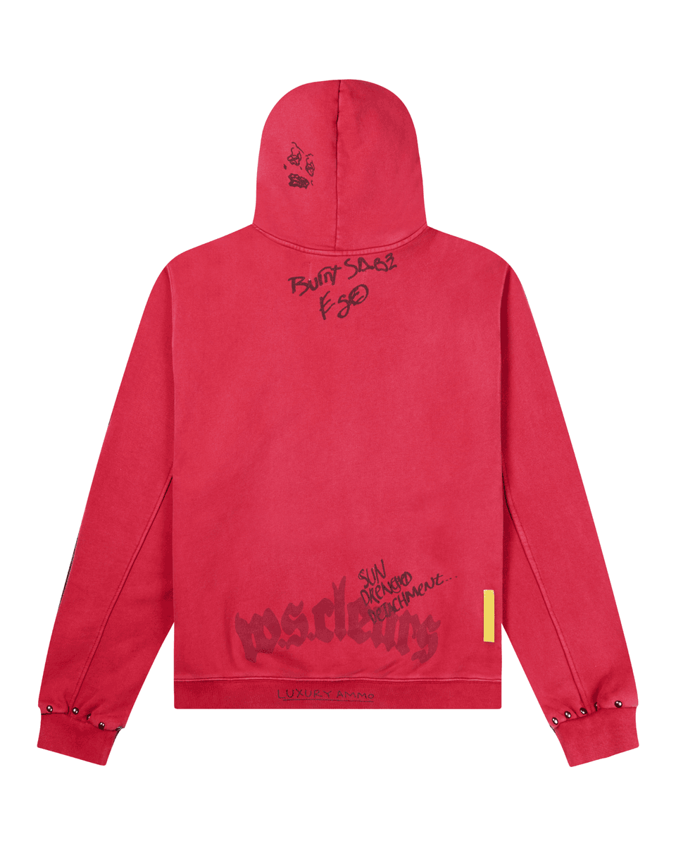 WHEN SMOKE CLEARS-Men's Pullover Hoodies