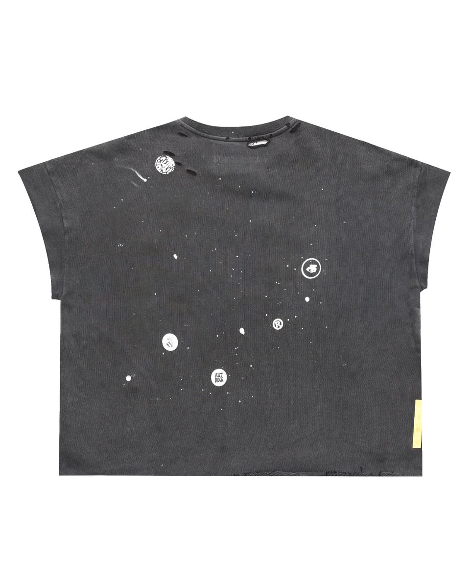 WHEN SMOKE CLEARS Logo Half Sleeve Sweater Secondary image