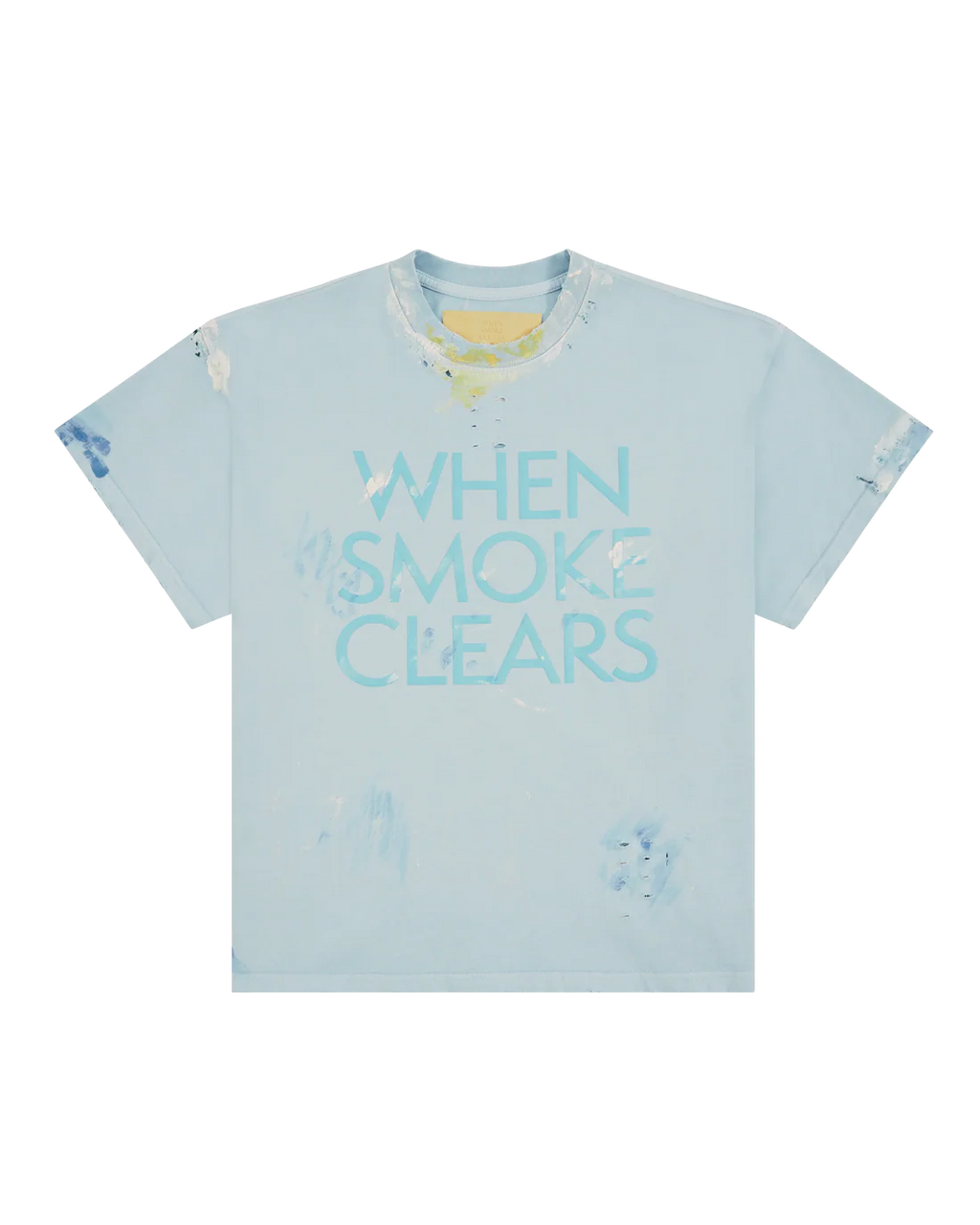 WHEN SMOKE CLEARS-Men's Short-Sleeve T-Shirts and Tees