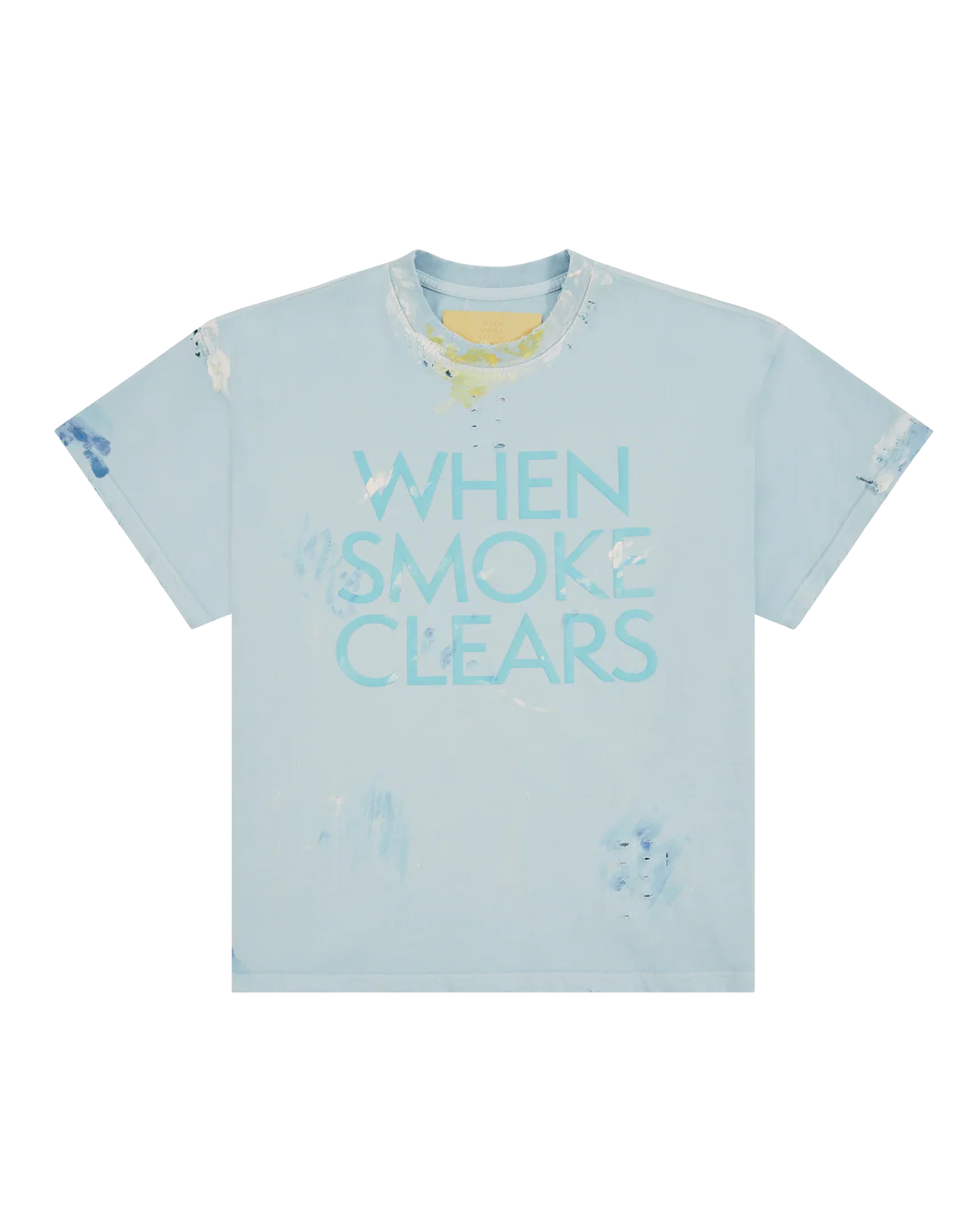 WHEN SMOKE CLEARS-Men's Short-Sleeve T-Shirts and Tees