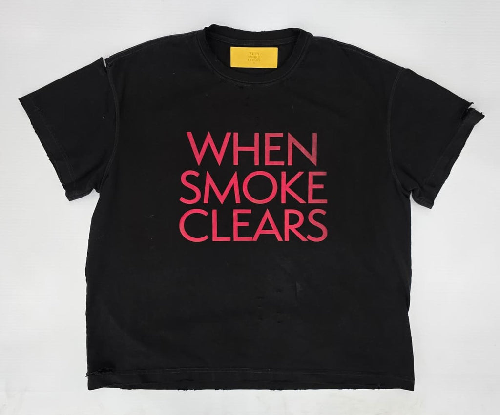 WHEN SMOKE CLEARS-Men's Short-Sleeve T-Shirts and Tees