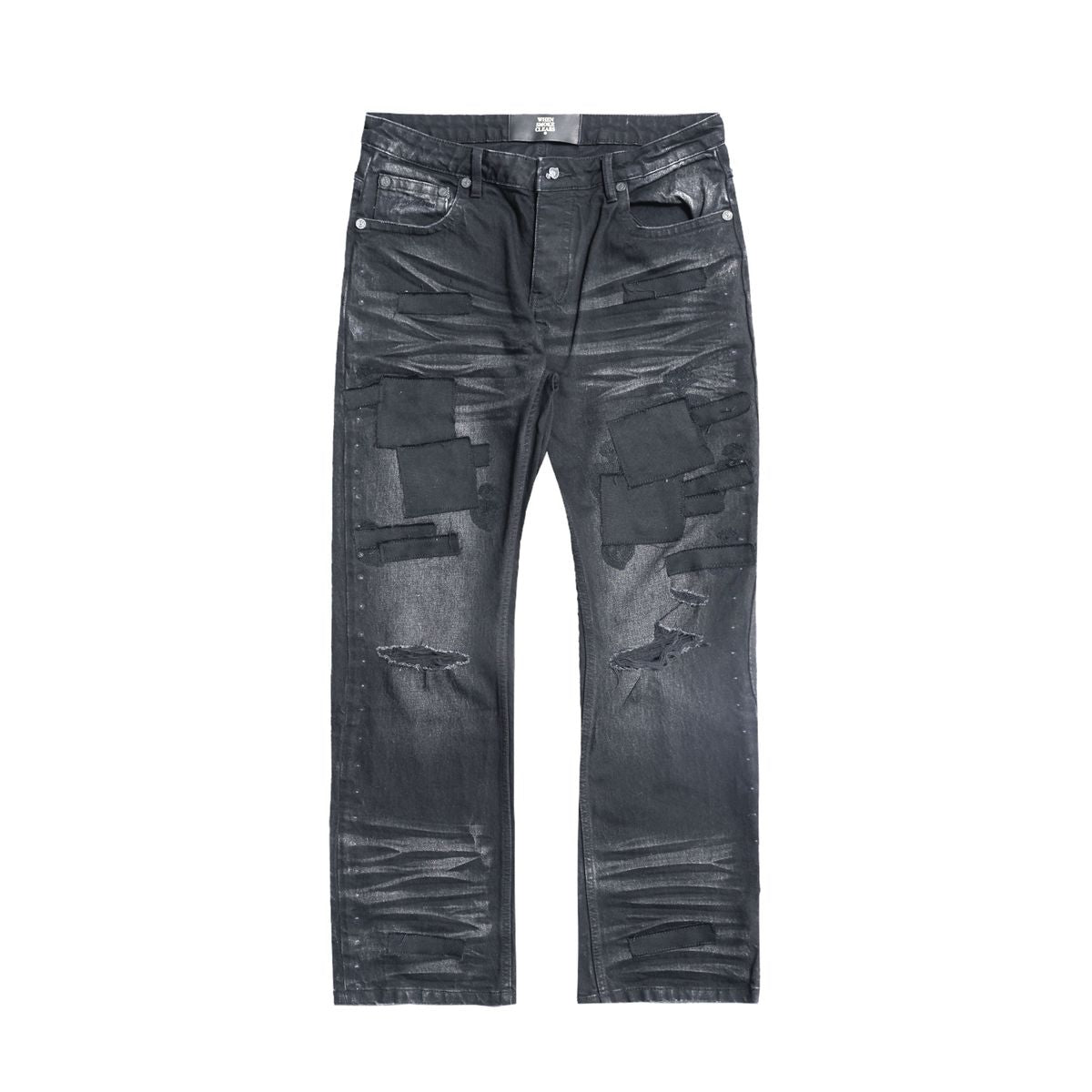 WHEN SMOKE CLEARS-Straight Jeans-Gravity NYC