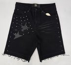 WHEN SMOKE CLEARS-Men's Jean Shorts and Denim Shorts