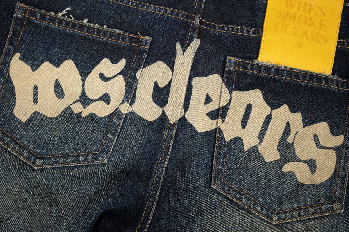 WHEN SMOKE CLEARS-Men's Baggy Fit Jeans and Denim