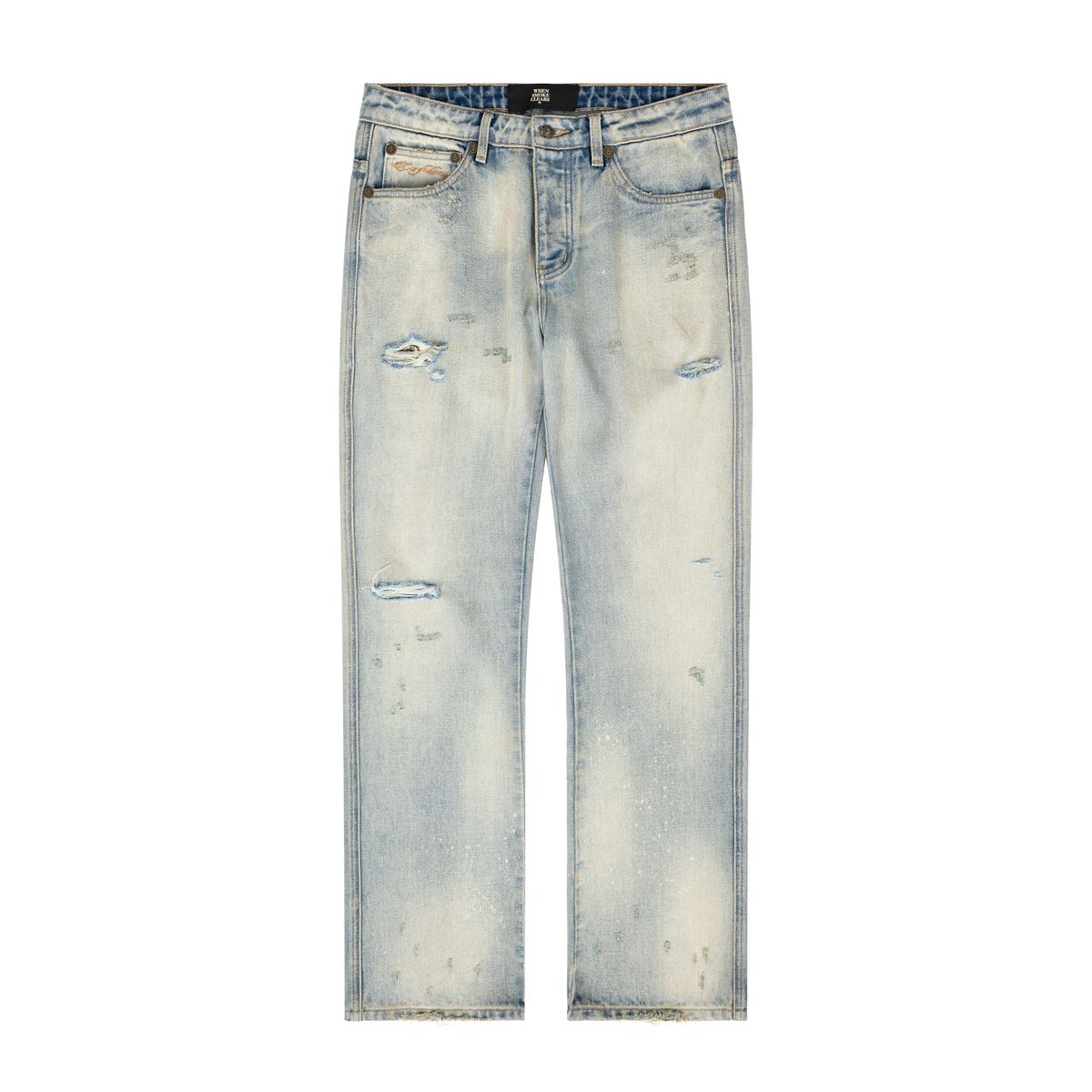 WHEN SMOKE CLEARS-Men's Baggy Fit Jeans and Denim