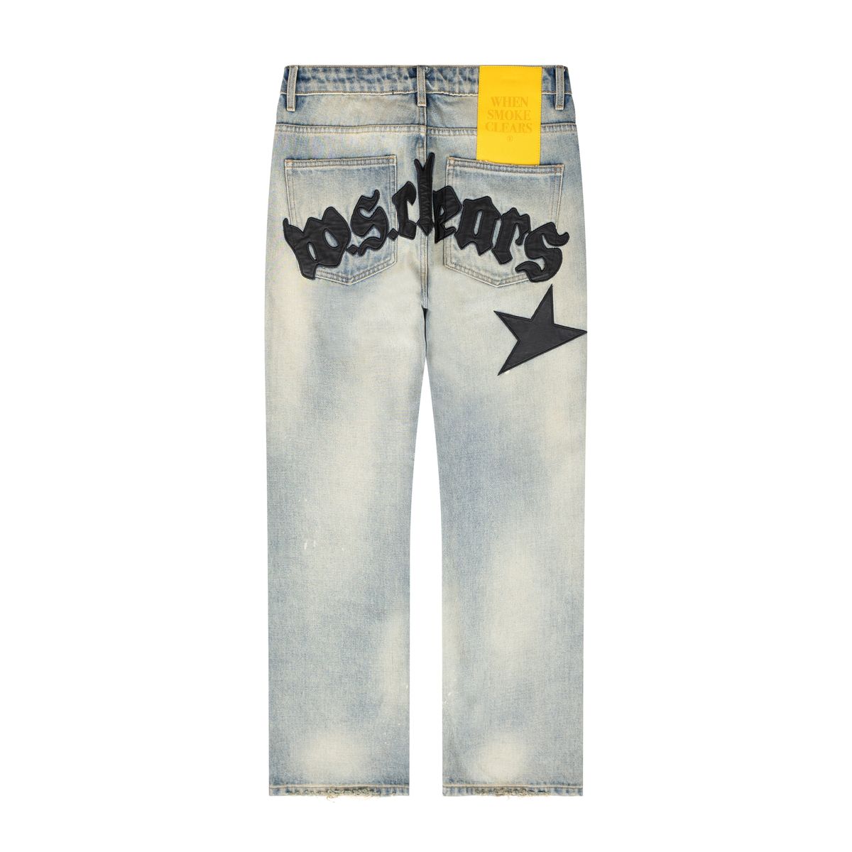 WHEN SMOKE CLEARS-Men's Baggy Fit Jeans and Denim