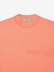 ESSENTIALS JERSEY SS TEE CORAL - Gravity NYC