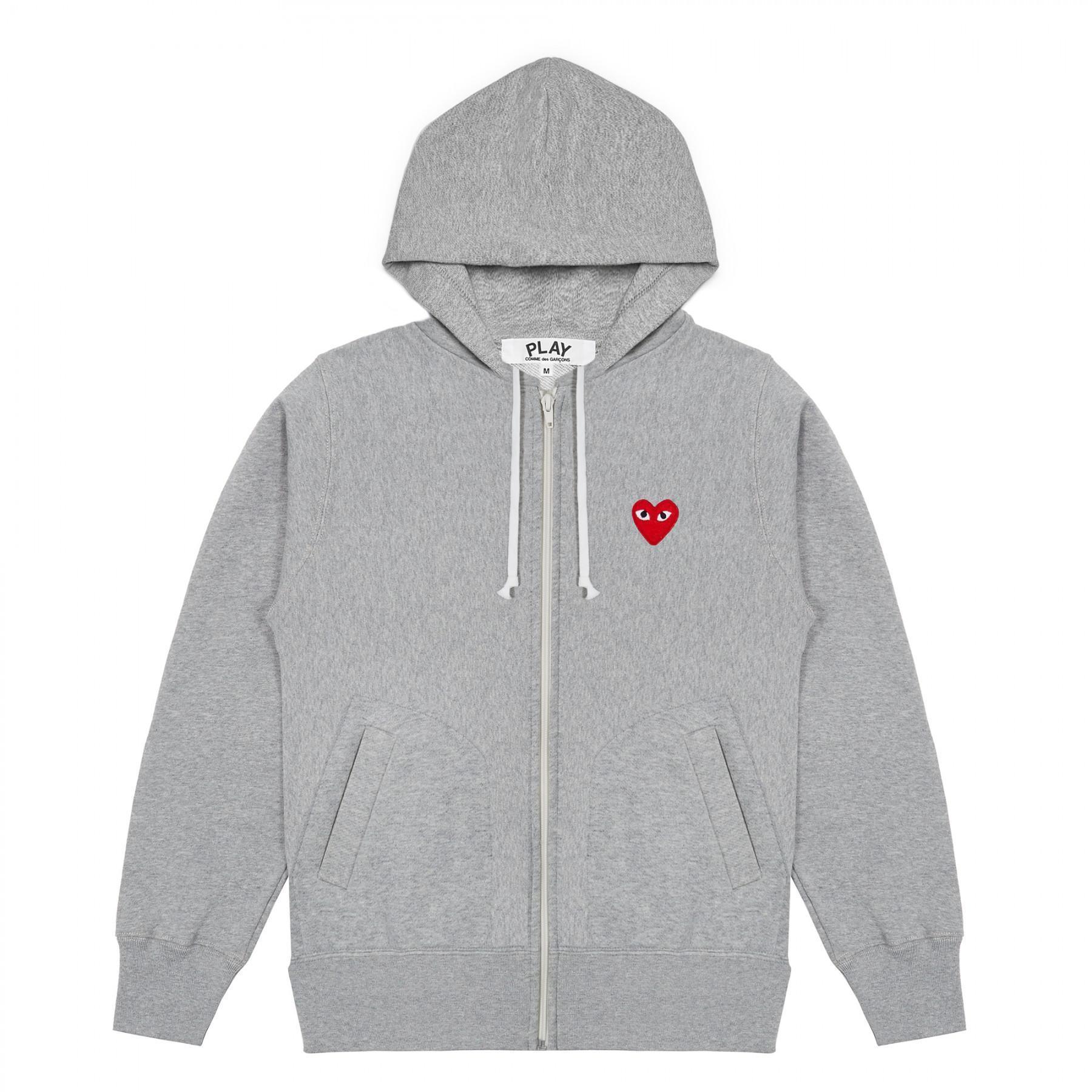 COMME DES GARCONS 5 HEARTS ZIP UP - Gravity NYC