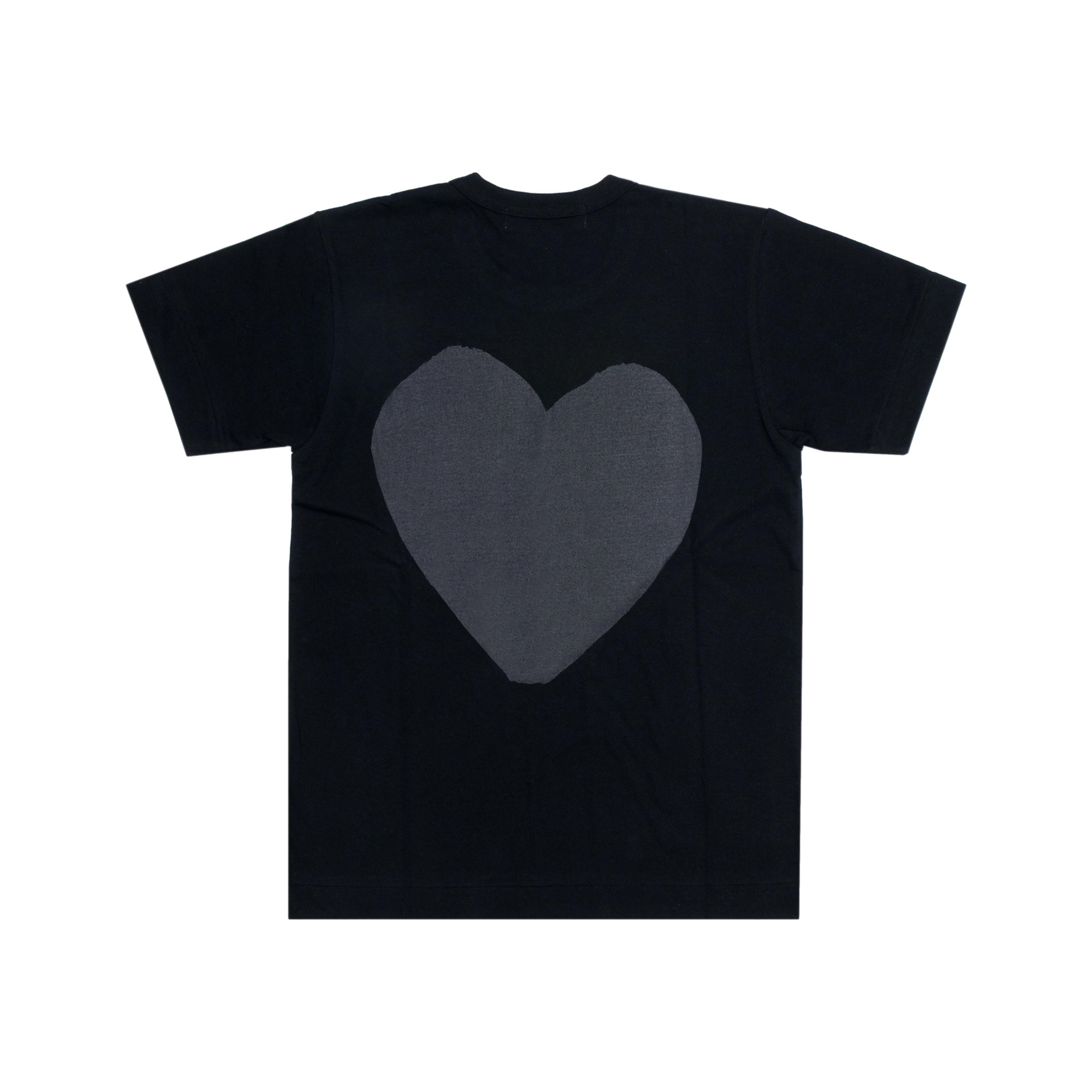 COMME DES GARCONS BLACK ON BLACK T-SHIRT Gravity NYC