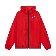 COMME DES GARCONS PLAY KWAY HOODED JACKET RED Gravity NYC