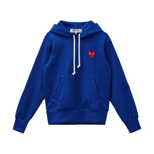 COMME DES GARCONS PLAY WOMEN'S HOODIE (BLUE) Gravity NYC