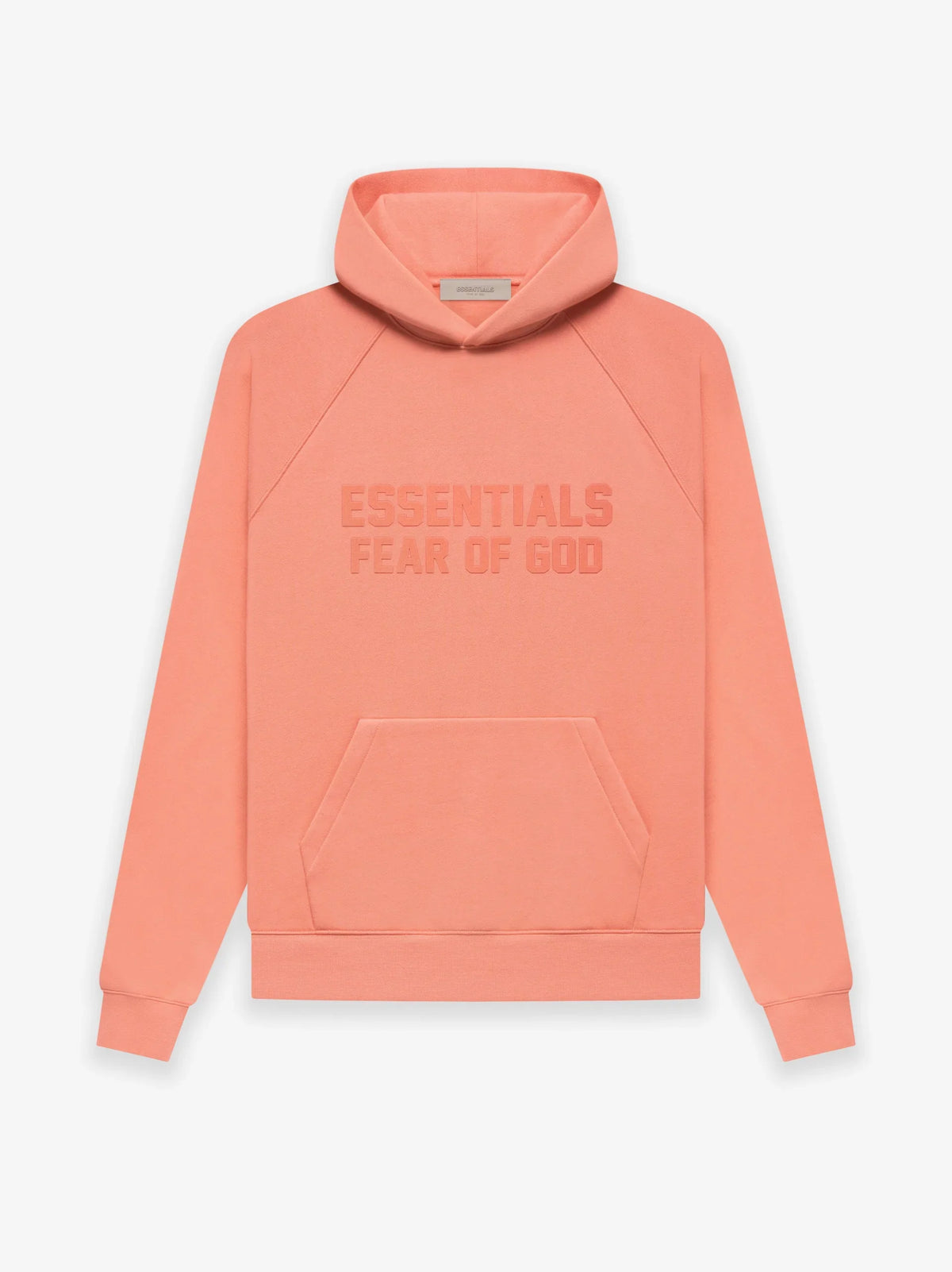 ESSENTIALS HOODIE CORAL Gravity NYC