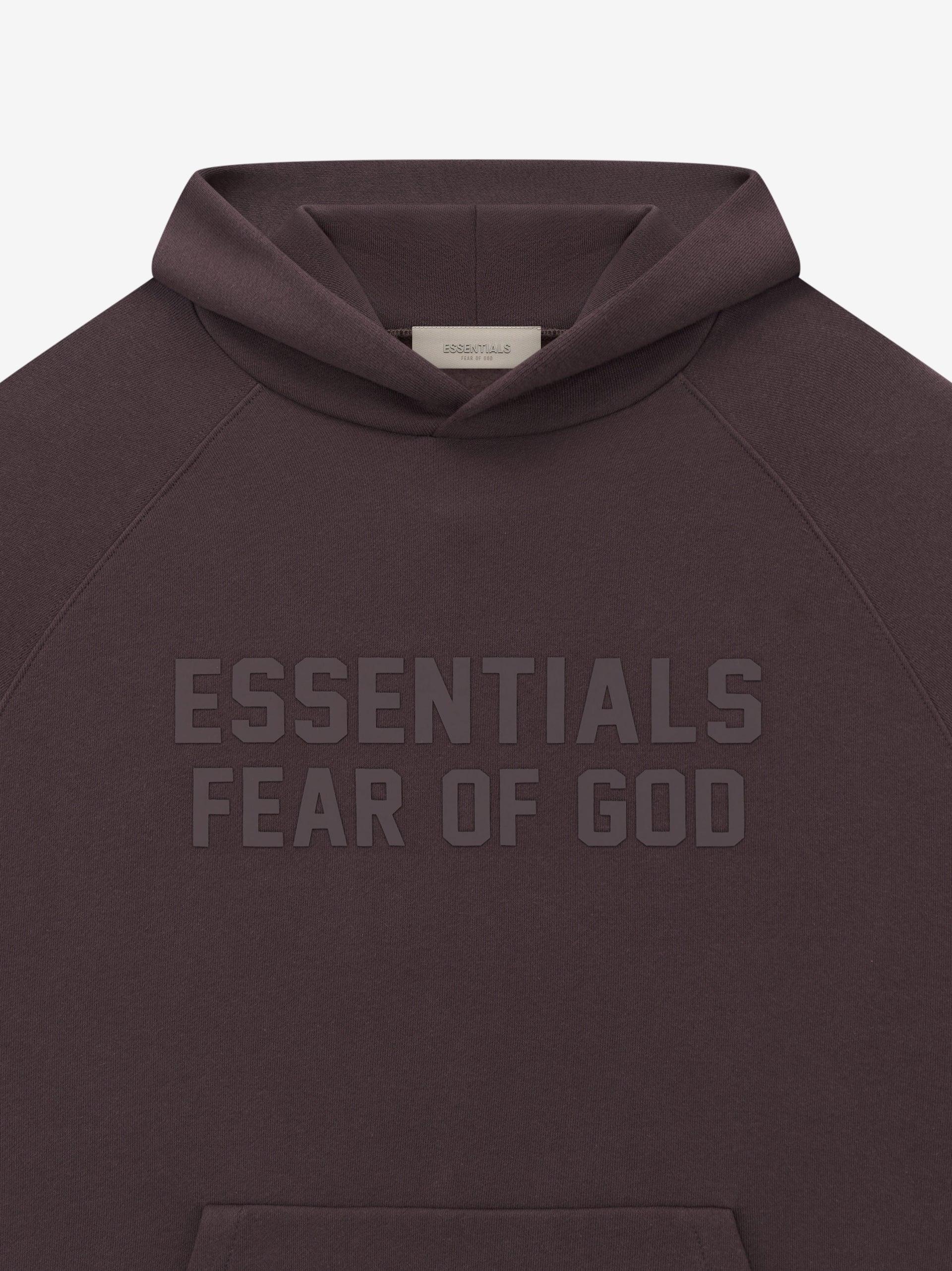 ESSENTIALS HOODIE PLUM Gravity NYC