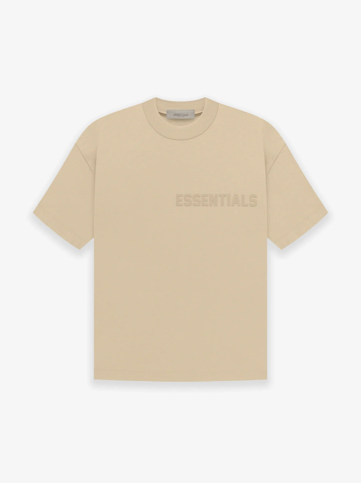 ESSENTIALS JERSEY SS TEE SAND Gravity NYC