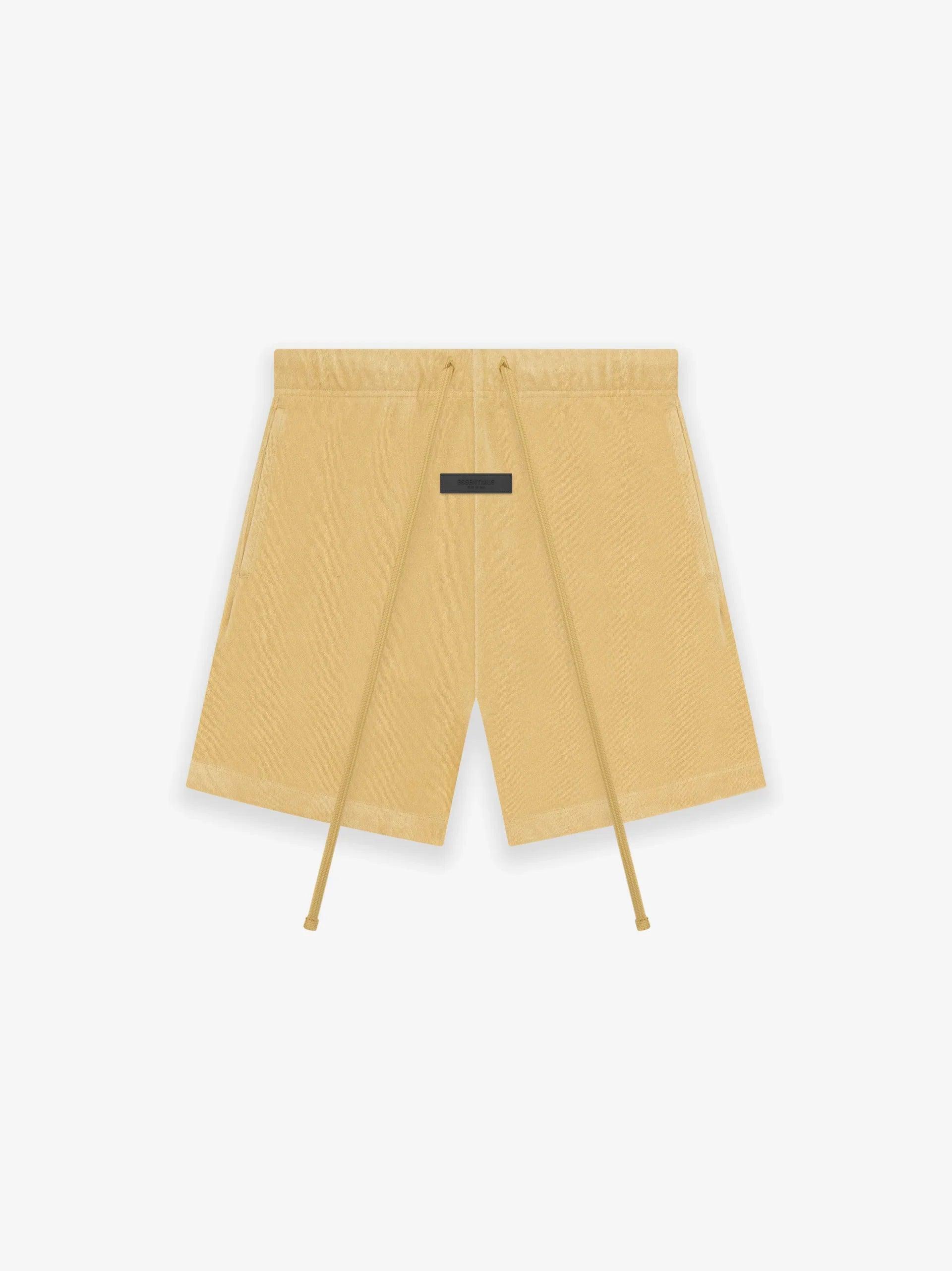 ESSENTIALS TERRY SHORTS LIGHT TUSCAN Gravity NYC