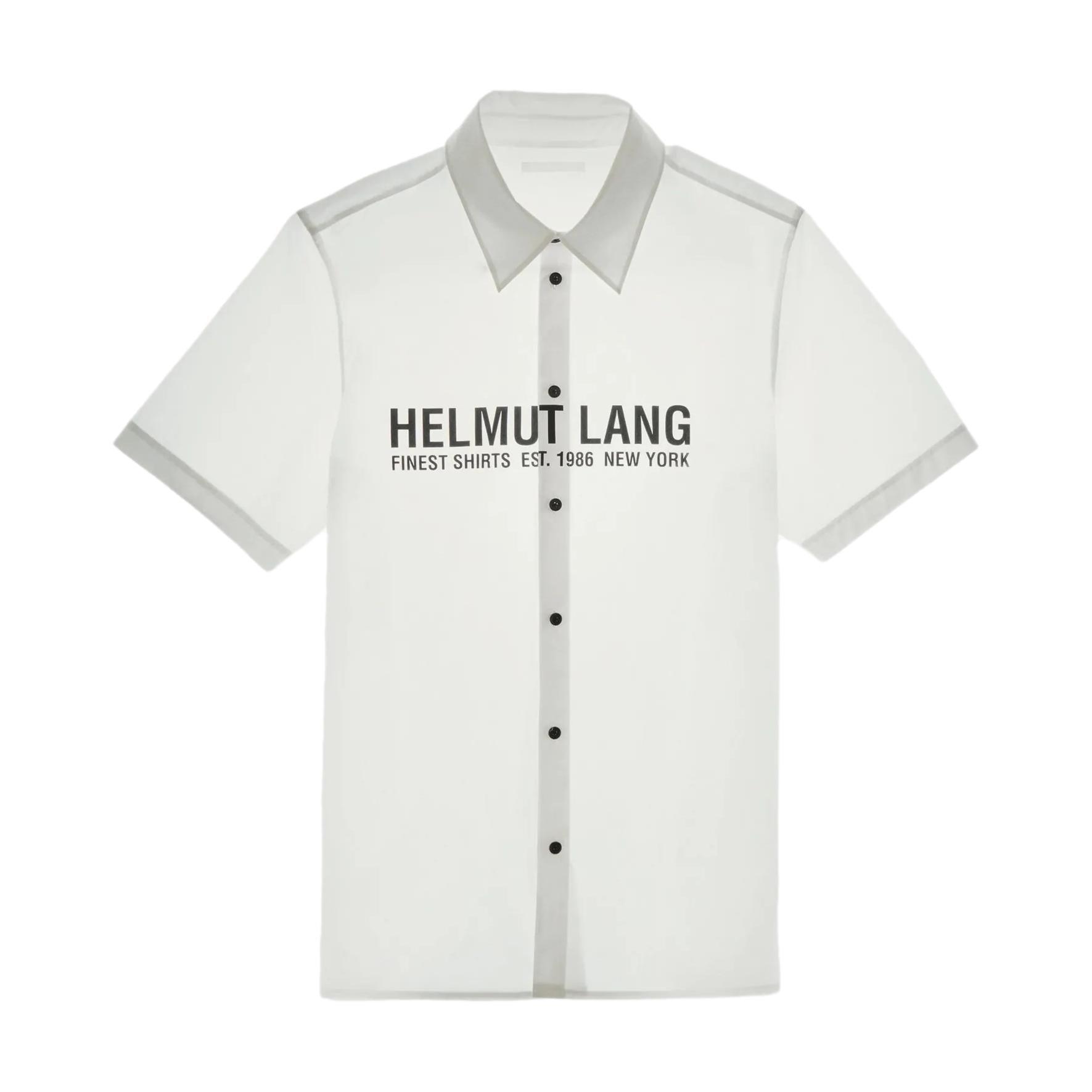 HELMUT LANG LOGO SHORT SLEEVE SHIRT Gravity NYC