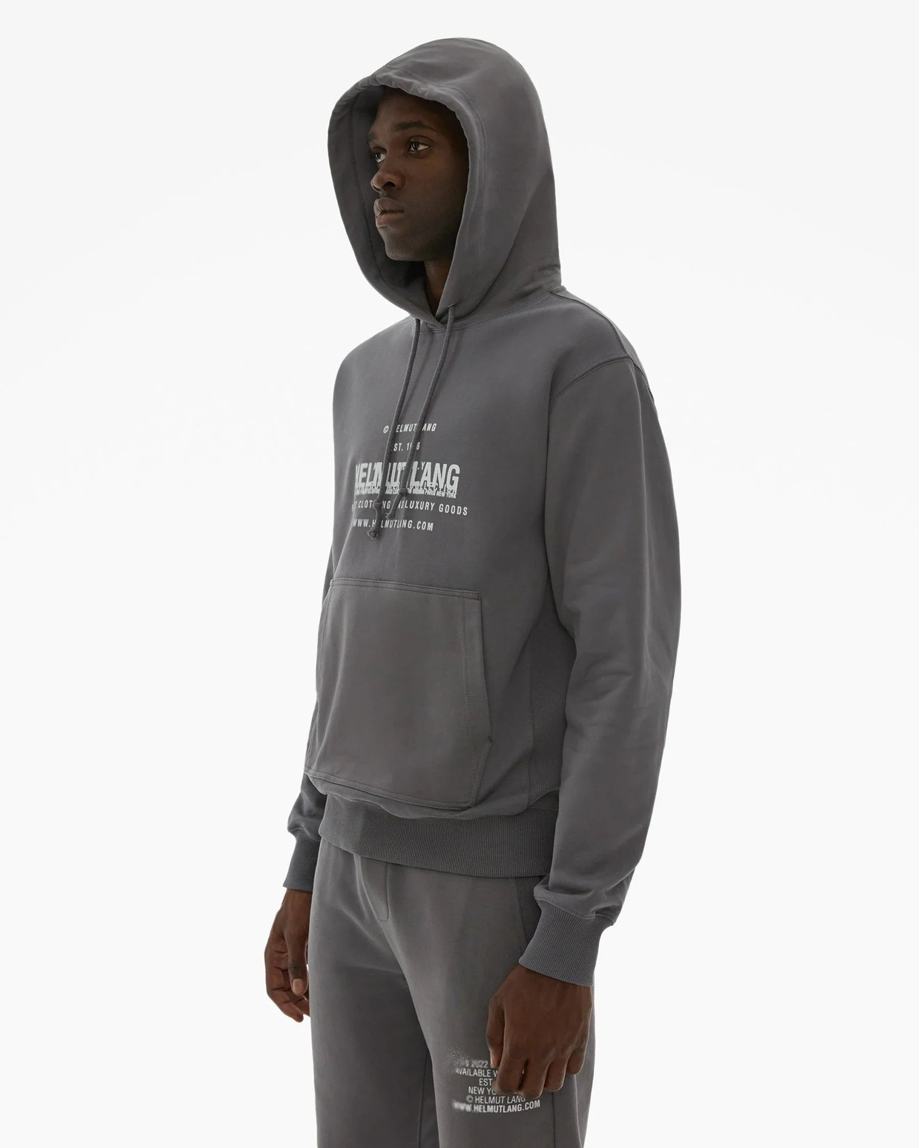 HELMUT LANG Spray Logo Hoodie