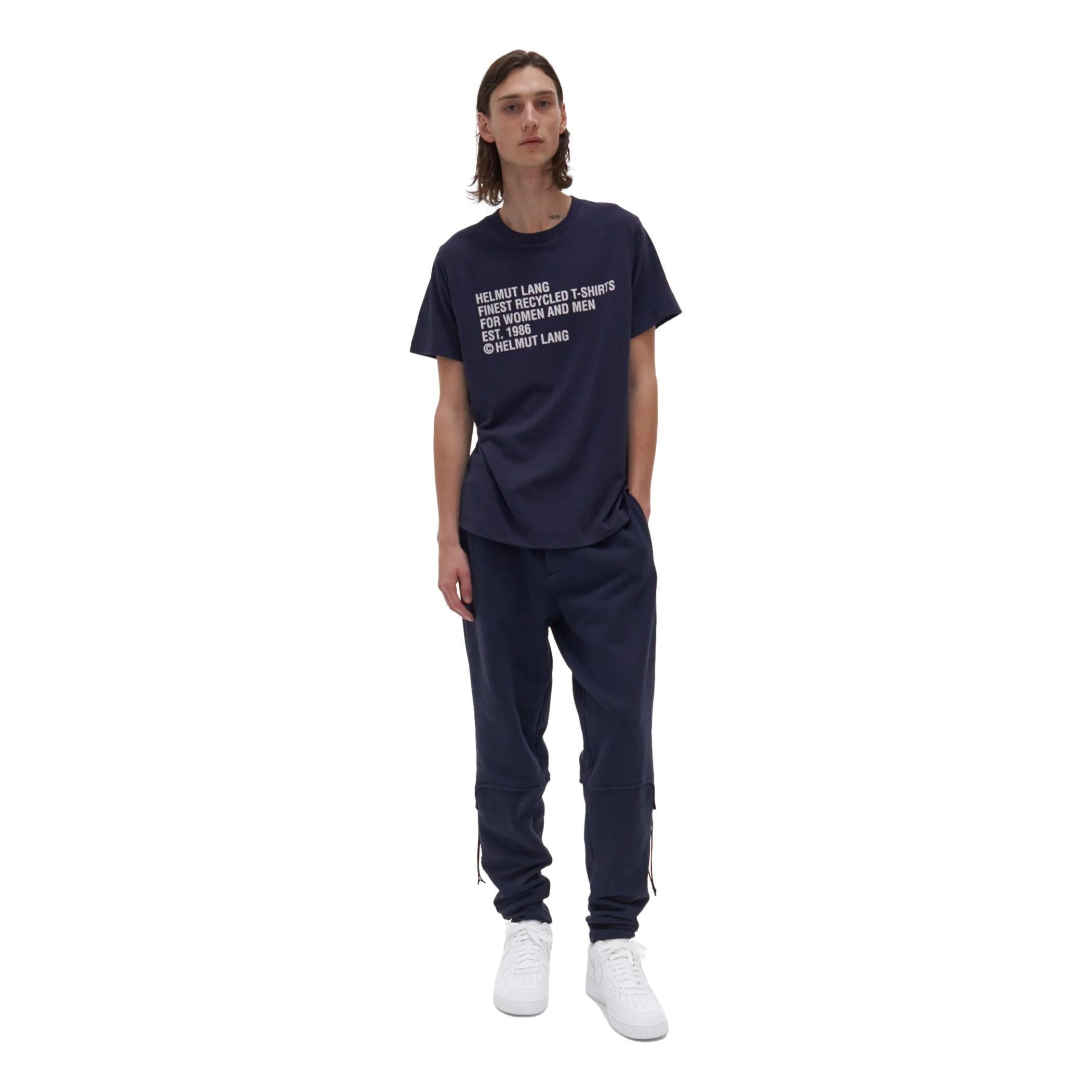 HELMUT LANG RECYCLED JERSEY T-SHIRT - Gravity NYC