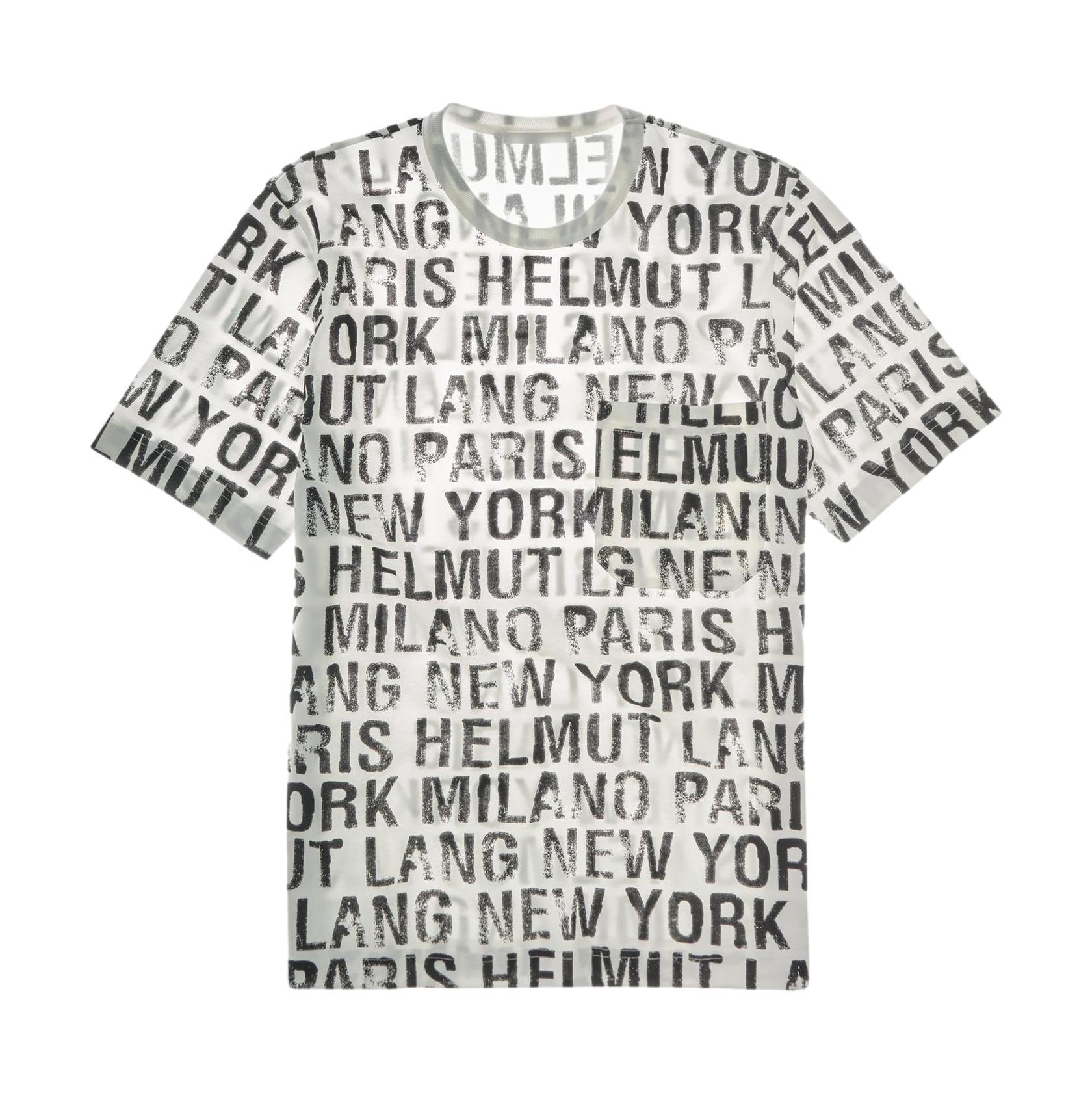 HELMUT LANG ALL OVER T-SHIRT - Gravity NYC