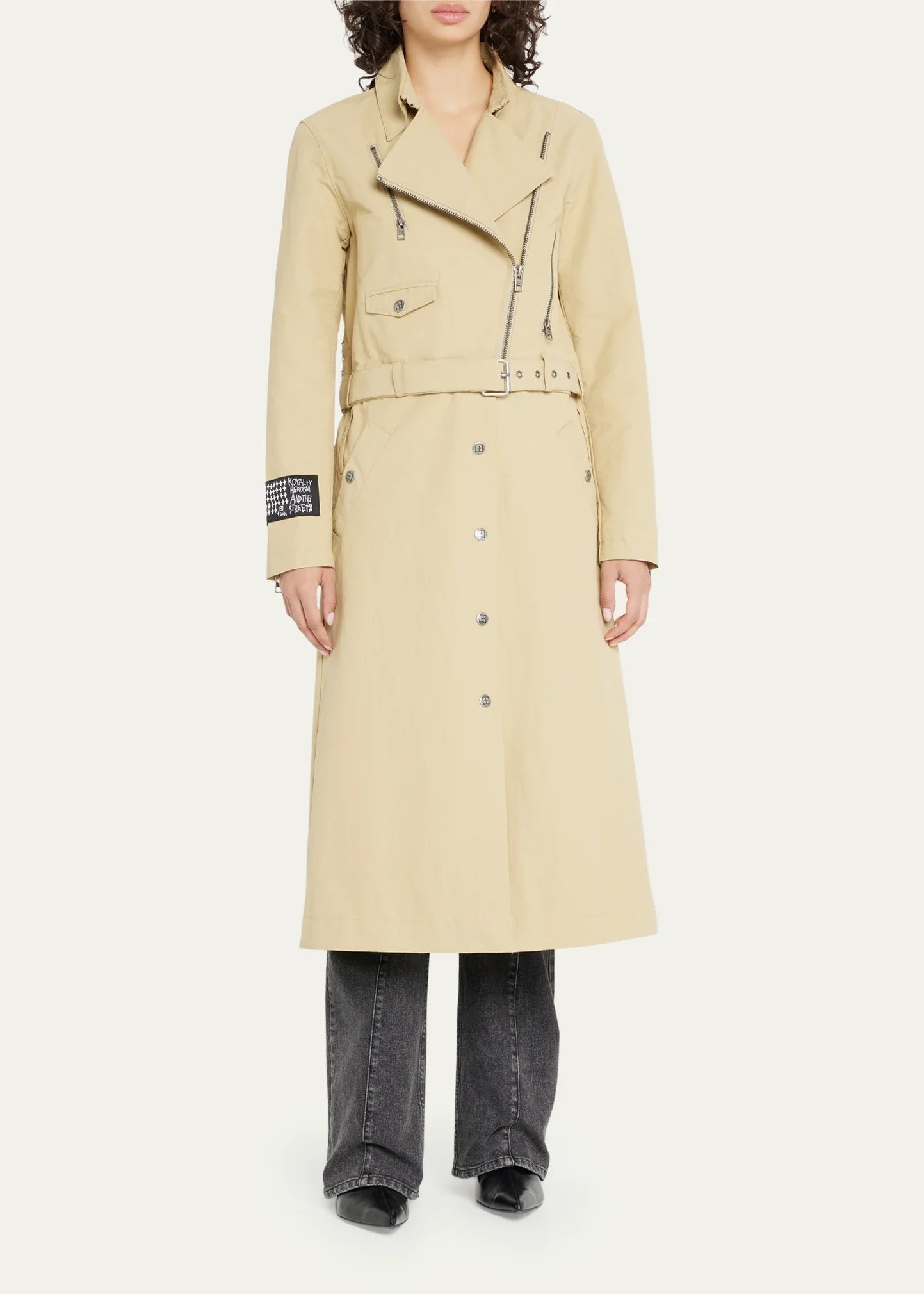 KSUBI Women's Incognito Biker/Trench Coat Gravity NYC