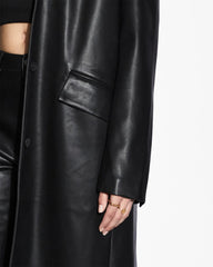 KSUBI Women's Leather Zephyr Duster Jacket Gravity NYC