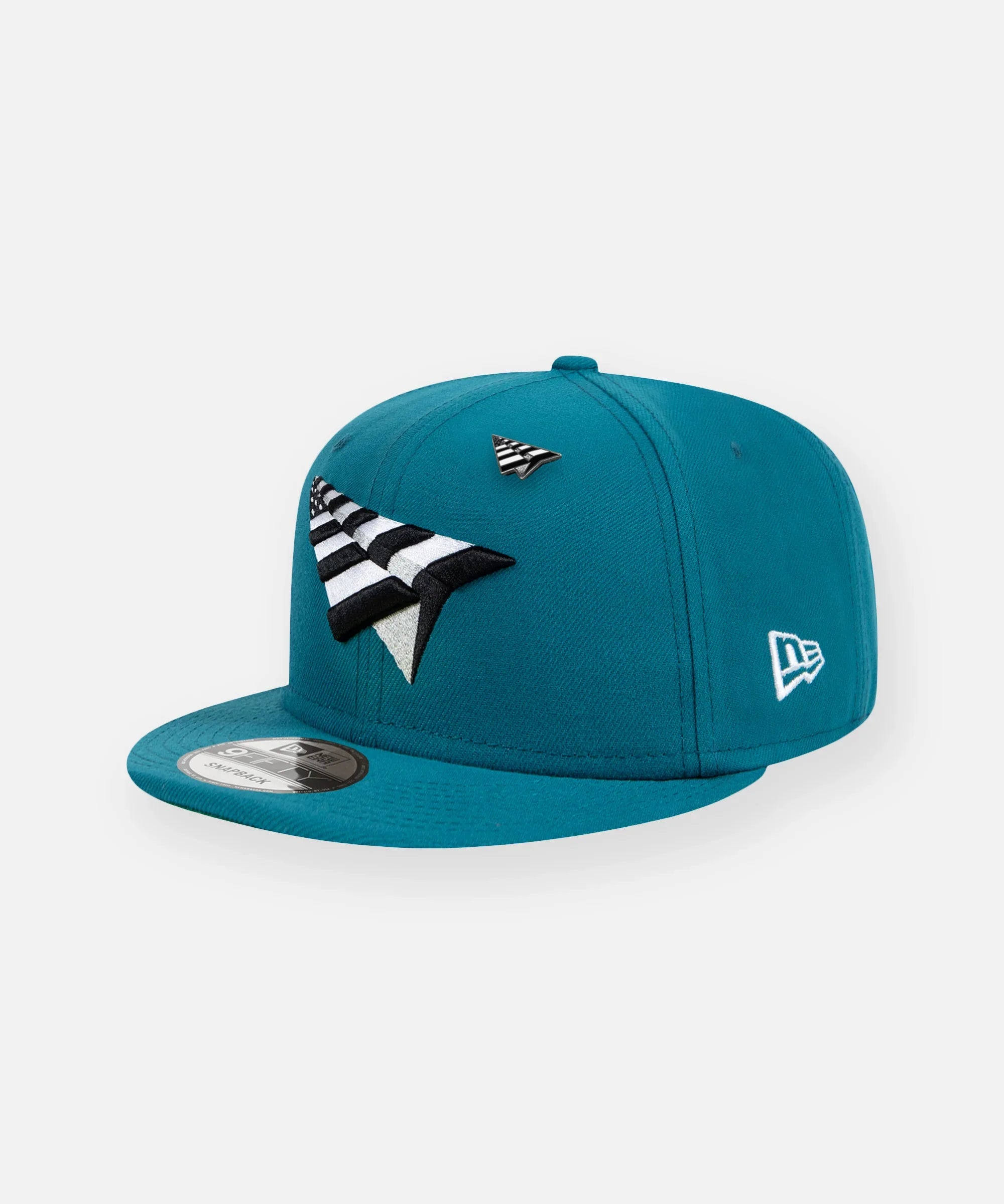 PAPER PLANES CROWN 9FITY SNAPBACK SHARK TEAL Gravity NYC