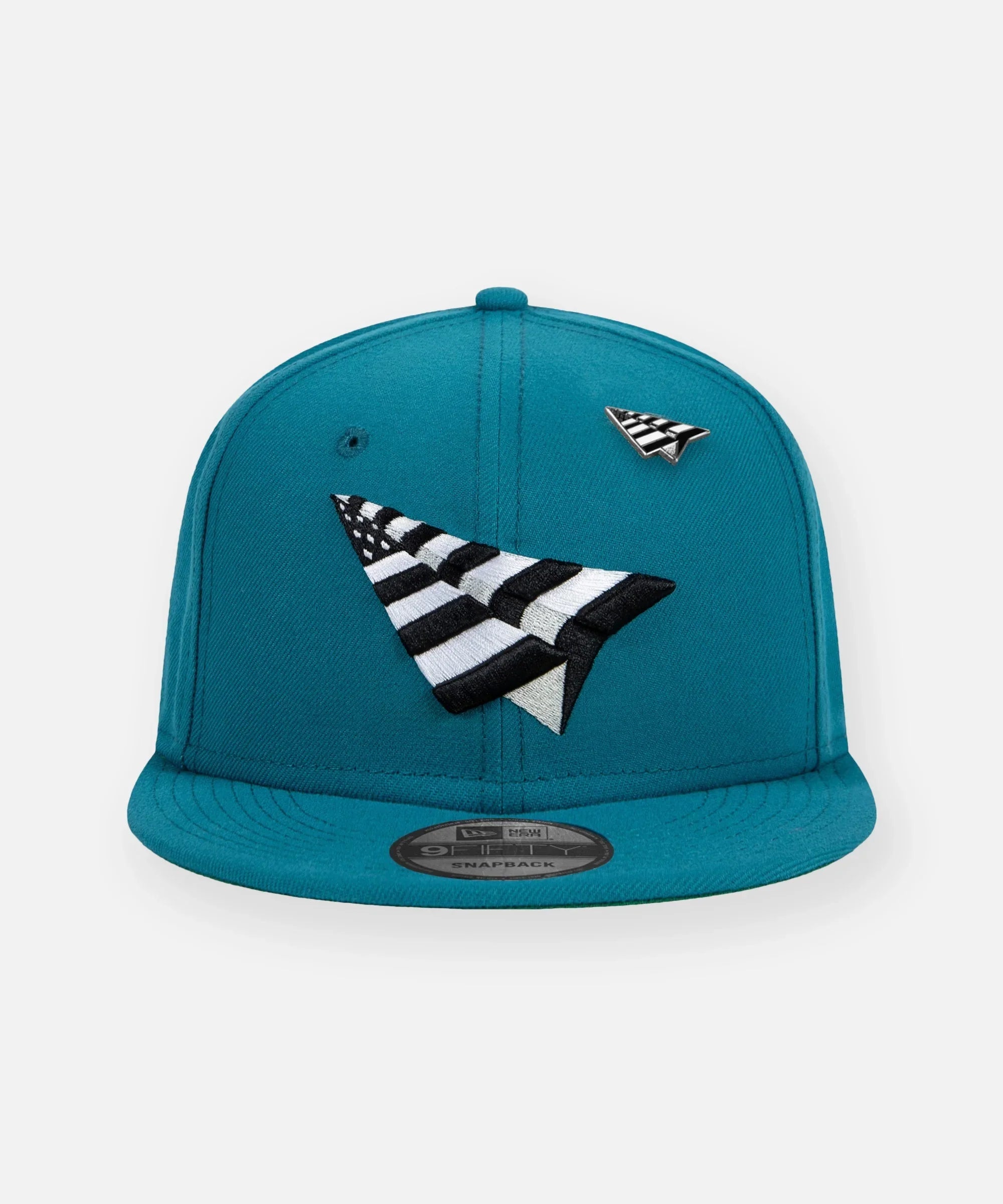 PAPER PLANES CROWN 9FITY SNAPBACK SHARK TEAL Gravity NYC