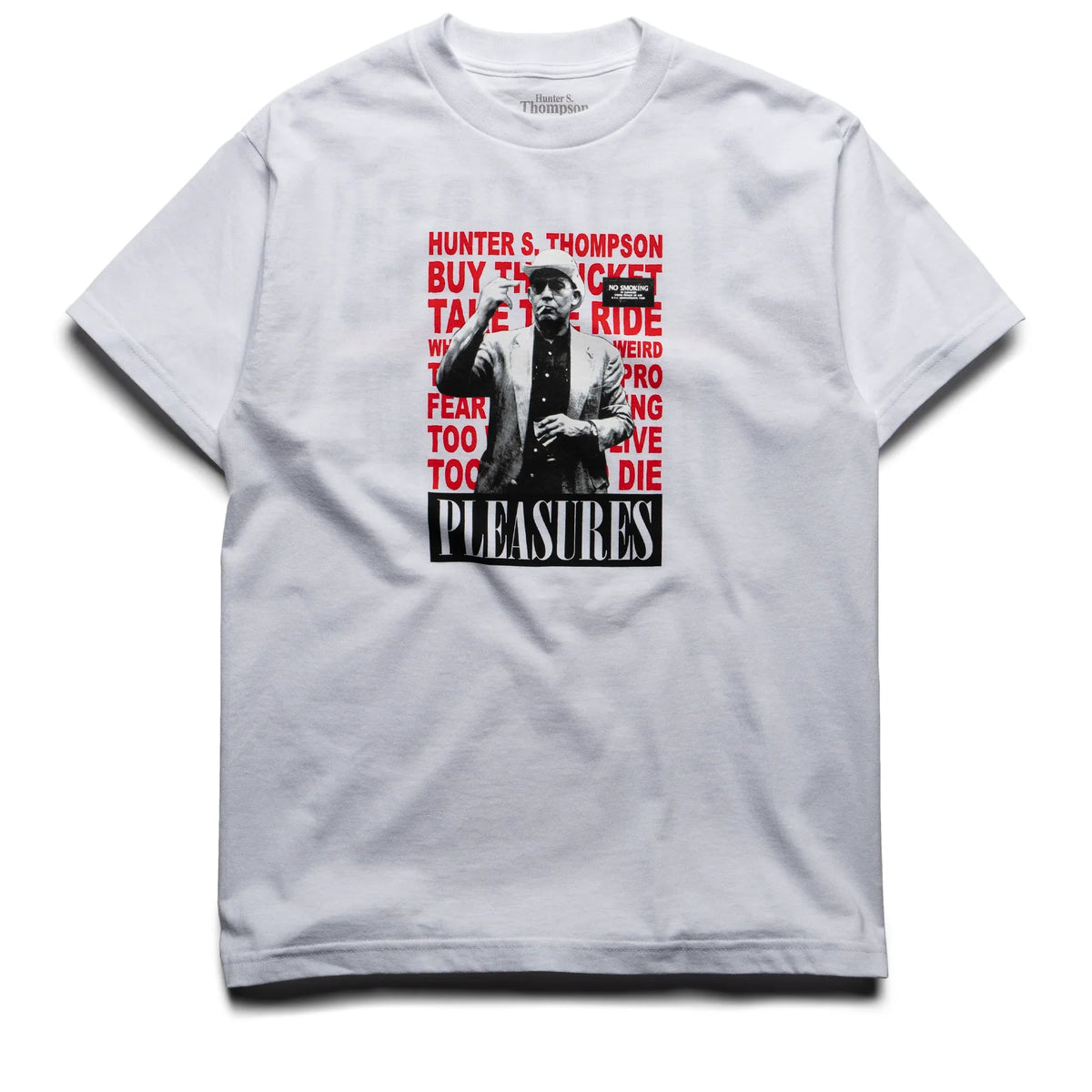 PLEASURES NO SMOKING T-SHIRT Gravity NYC