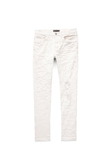 PURPLE BRAND P001 Optic White Knee Blowout Gravity NYC