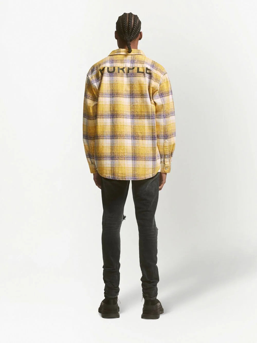 PURPLE BRAND P331 Plaid LS Shirt Gravity NYC