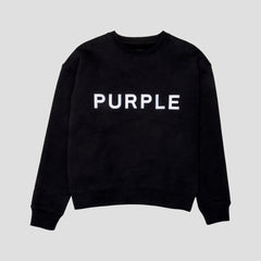 PURPLE BRAND P402 Heavyweight Fleece Crewneck Gravity NYC