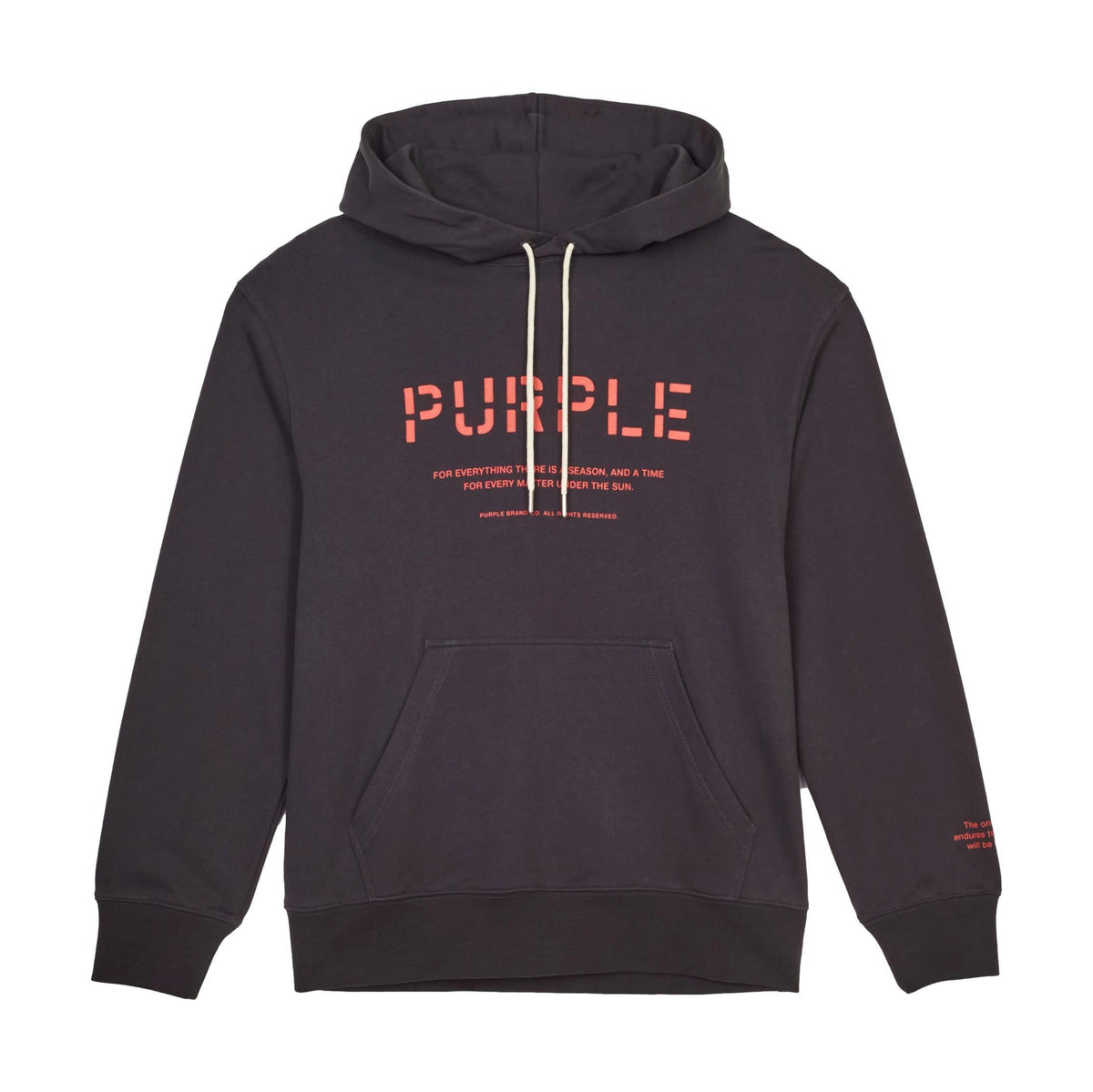 PURPLE BRAND P410 French Stencil Logo Hoodie Gravity NYC