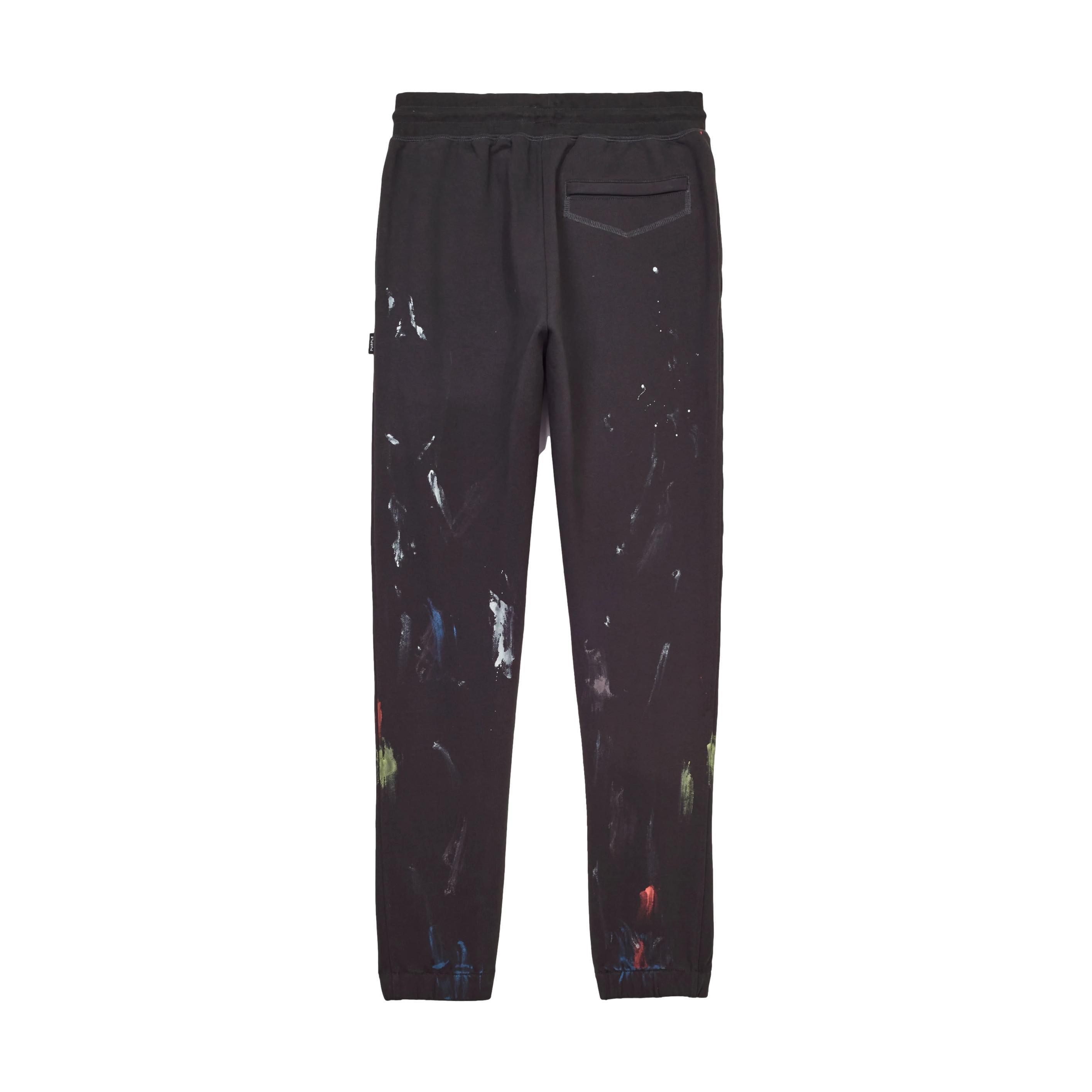 PURPLE BRAND P412 Military Stencil Paint Joggers Gravity NYC