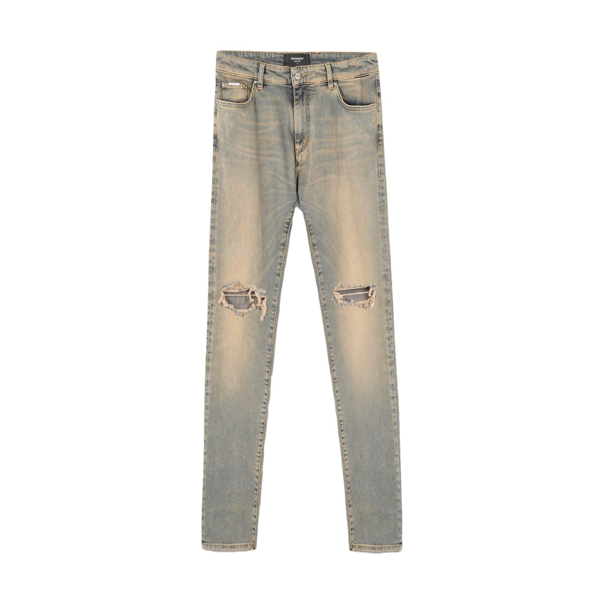 REPRESENT DESTROYER PALE BLUE JEANS Gravity NYC