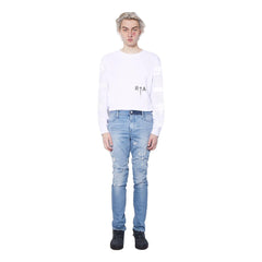 RTA Bryant Medium Blue Distressed Jeans Gravity NYC